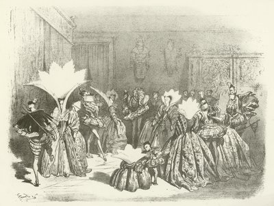 De Jig-A Ball in het bewind van Hendrik III door Gustave Dore
