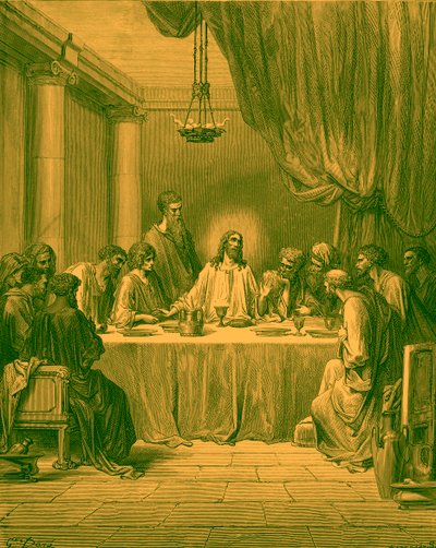 Het Laatste Avondmaal - Bijbel door Gustave Dore