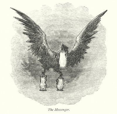 De boodschapper (gravure) door Gustave Dore