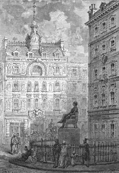Het Monument voor George Peabody, 1872 door Gustave Dore