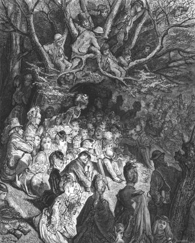 De Rivieroever - Onder de Bomen door Gustave Dore