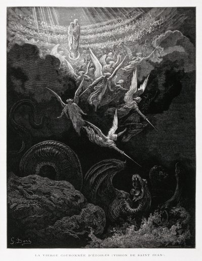De kroning van de Maagd door Gustave Dore