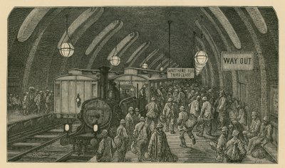 De arbeiderstrein door Gustave Dore