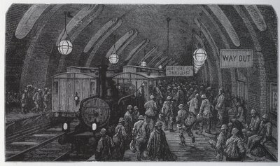 De arbeiderstrein door Gustave Dore