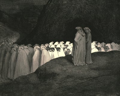 Toscaans...veracht niet ons te onderwijzen wie gij zijt, ca. 1890 door Gustave Dore