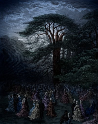 Victoriaans feest in Londen, Chiswick door Gustave Dore