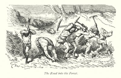 Windsor Forest (gravure) door Gustave Dore