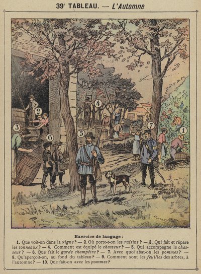 De herfst door Gustave Fraipont