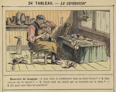 De schoenmaker door Gustave Fraipont