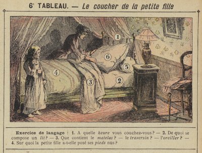 Het Slapen van het Kleine Meisje door Gustave Fraipont