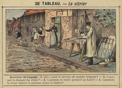 De glazenmaker door Gustave Fraipont