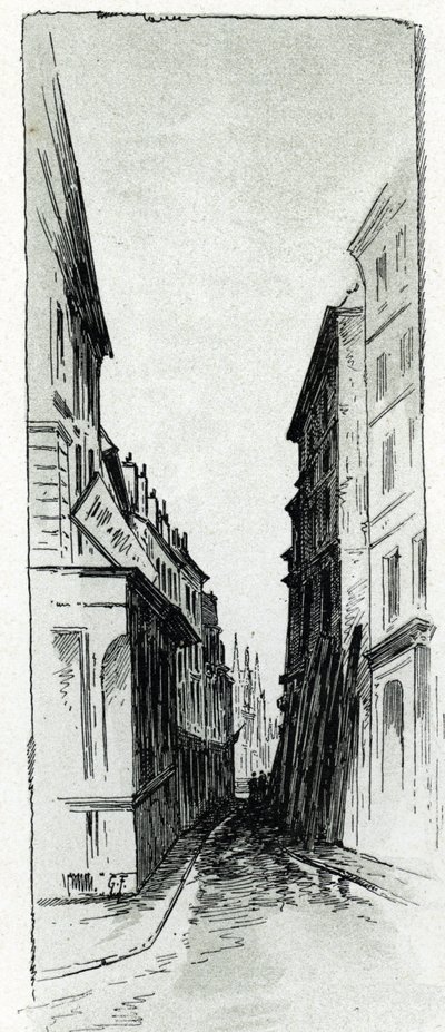 Uitzicht op de rue de l
