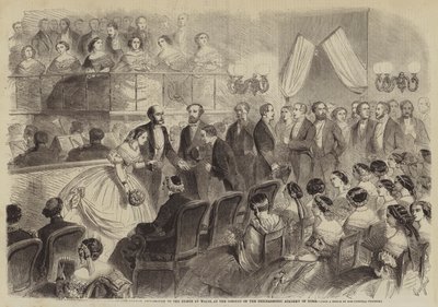 Concert van de Philharmonische Academie van Rome door Gustave Janet