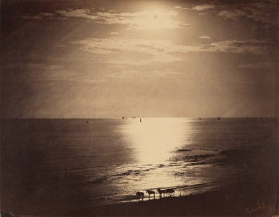 Le Soleil au Zénith - Océan / De zon bij Zenith, Normandië door Gustave Le Gray
