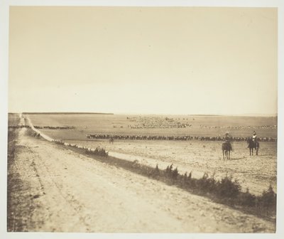 Manoeuvres, Camp de Châlons door Gustave Le Gray