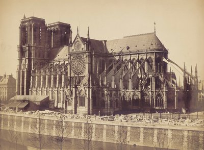 Notre-Dame de Paris kathedraal door Gustave Le Gray