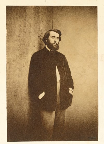 Portret van Edmond Cottinet 1824-1895, ca. 1848-50 door Gustave Le Gray