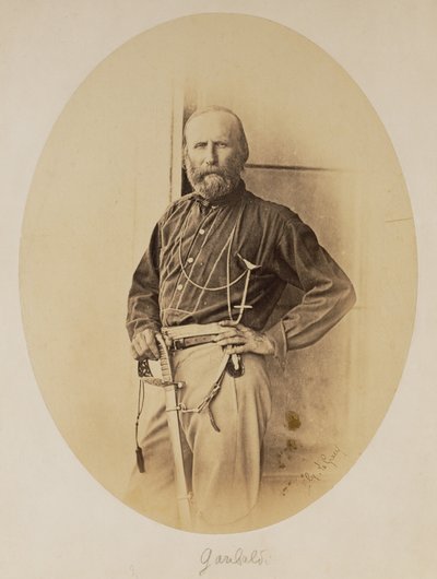 Portret van Giuseppe Garibaldi door Gustave Le Gray