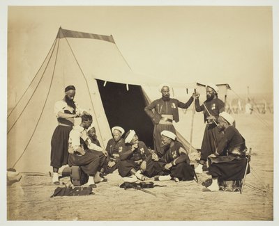 Zonder titel (Zouaven) door Gustave Le Gray
