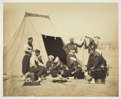 Zonder titel Zouaven door Gustave Le Gray