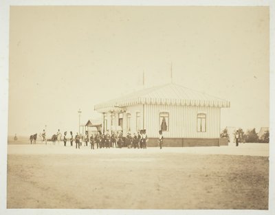 Zonder titel [officieren en hoogwaardigheidsbekleders] door Gustave Le Gray