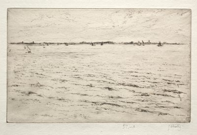 L. Th. de la Ris gezien vanaf de Pallice door Gustave Leheutre
