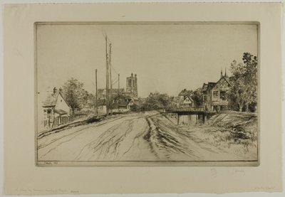 Sluis van het Nieuwe Kanaal, Troyes door Gustave Leheutre