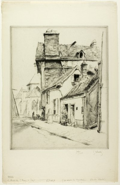 De apsis van St. Remy van Troyes door Gustave Leheutre