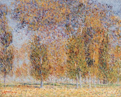 Herfstimpressie, Saint-Cyr-Du-Vaudreuil, 1899 door Gustave Loiseau