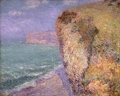 Kliffen bij Grainval door Gustave Loiseau