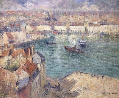 Dieppe door Gustave Loiseau