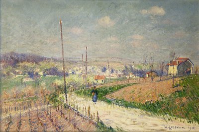 Lente in Ile de France door Gustave Loiseau