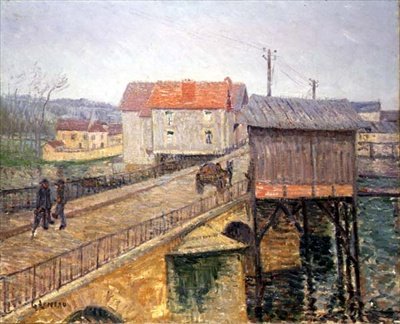 De Brug bij Moret door Gustave Loiseau