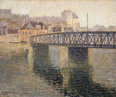 De IJzeren Brug bij St. Ouen door Gustave Loiseau