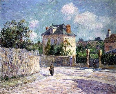 Het kleine burgerlijke huis door Gustave Loiseau
