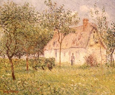 Het Rieten Huisje door Gustave Loiseau
