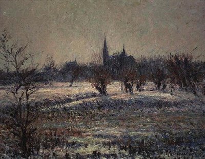 Witte vorst door Gustave Loiseau