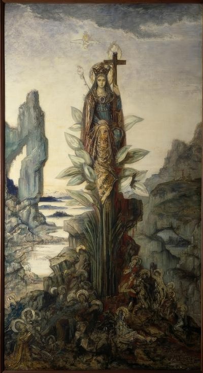 Mystieke bloem door Gustave Moreau