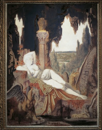 Fee aux Griffons door Gustave Moreau