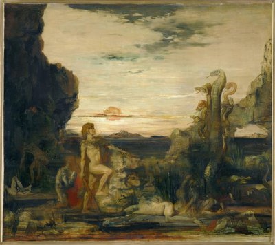 Hercules en de Hydra van Lerna door Gustave Moreau