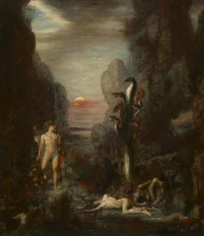 Hercules en de Lernaeaanse Hydra door Gustave Moreau