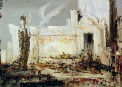 Hélène bij de Scee-poort door Gustave Moreau
