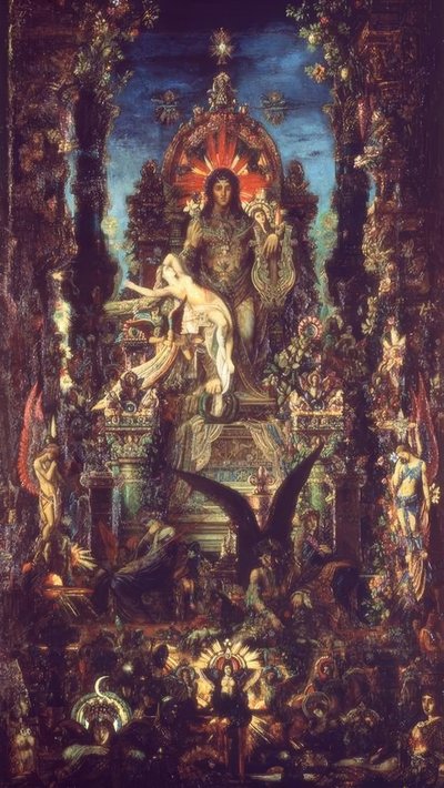 Jupiter en Semele door Gustave Moreau