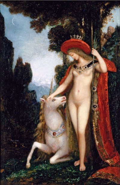 De eenhoorn door Gustave Moreau