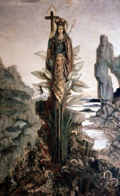 Mystieke Bloem door Gustave Moreau door Gustave Moreau