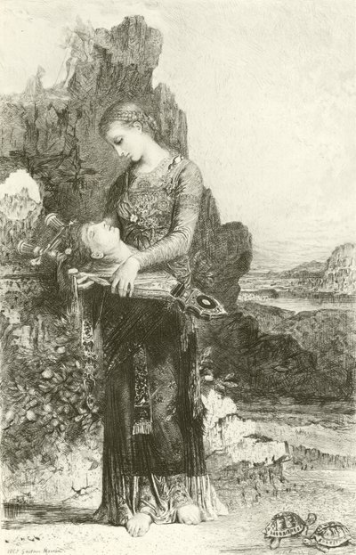 Orpheus door Gustave Moreau