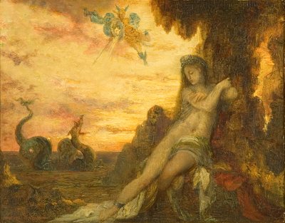 Perseus en Andromeda, ca. 1870 door Gustave Moreau