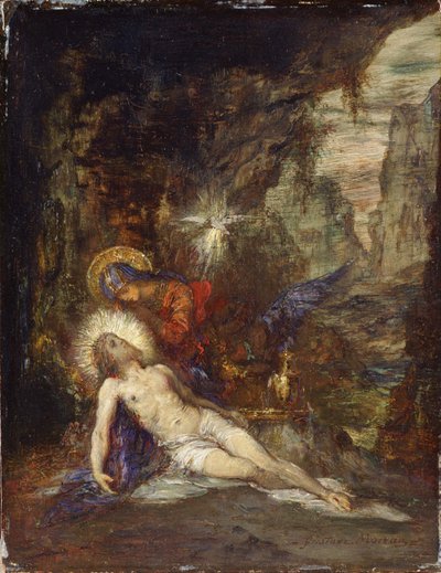 Pietà, c. 1876 door Gustave Moreau