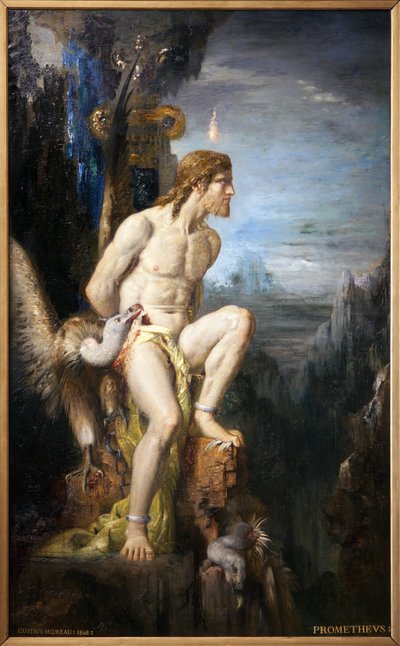 Prometheus door Gustave Moreau