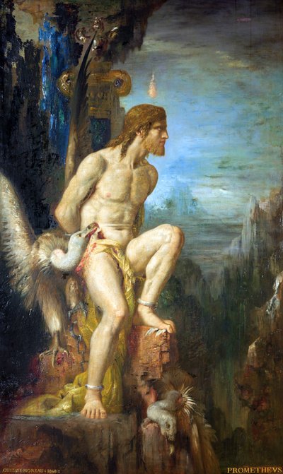 Prometheus door Gustave Moreau